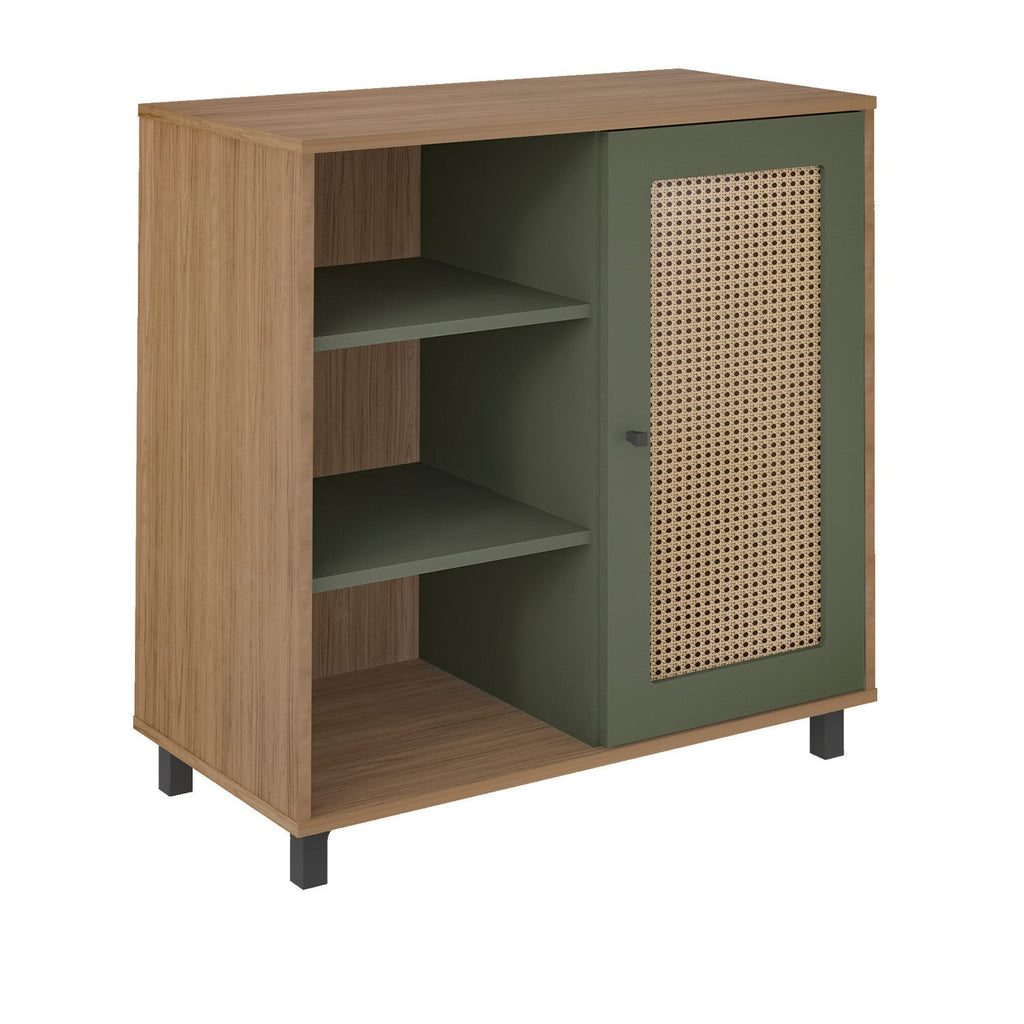 Buffet 1 puerta Charlotte Roble-Menta