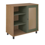 Buffet 1 puerta Charlotte Roble-Menta