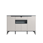 Buffet 2 cajones 4 puertas Nali gris claro
