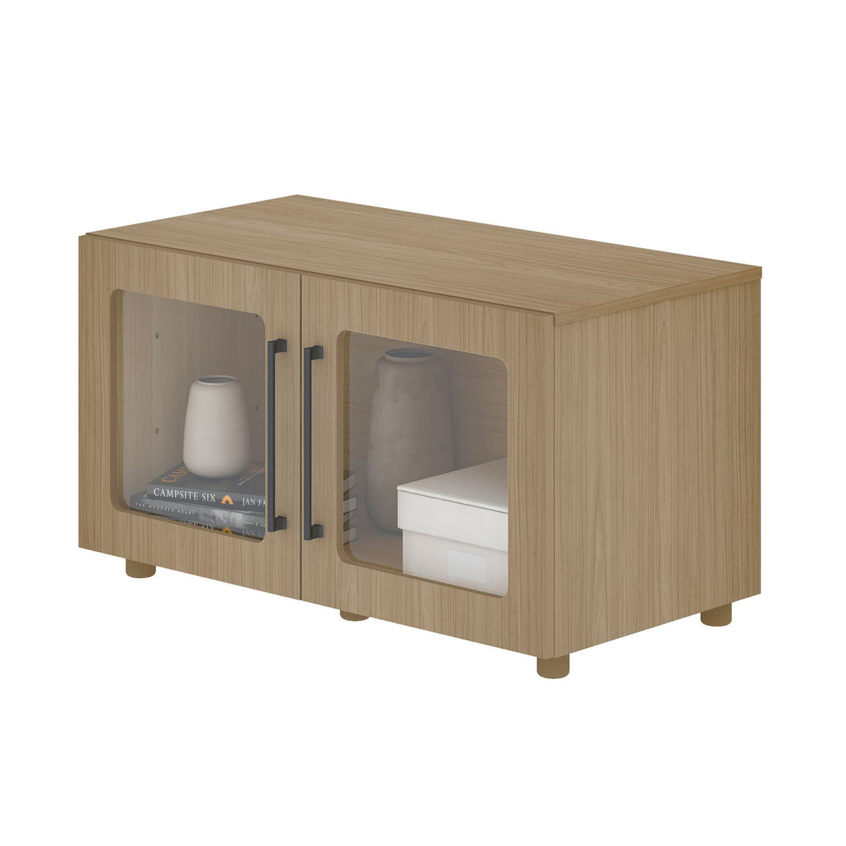 Buffet modular bajo Mia cafe vidrio