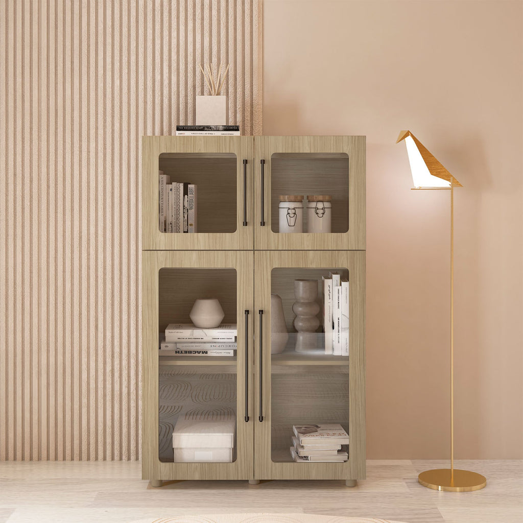 Buffet modular bajo Mia cafe vidrio