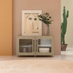 Buffet modular bajo Mia cafe vidrio