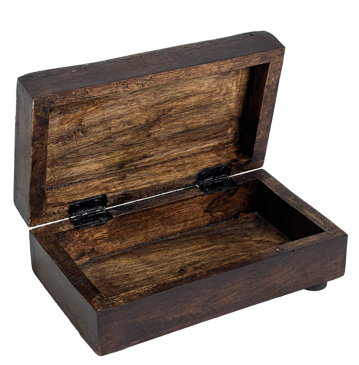 Caja madera oscura 18x10x6cm