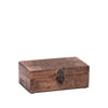 Caja madera oscura 22x14x8cm