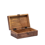 Caja madera oscura 22x14x8cm