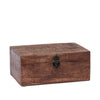 Caja madera oscura 28x18x12cm
