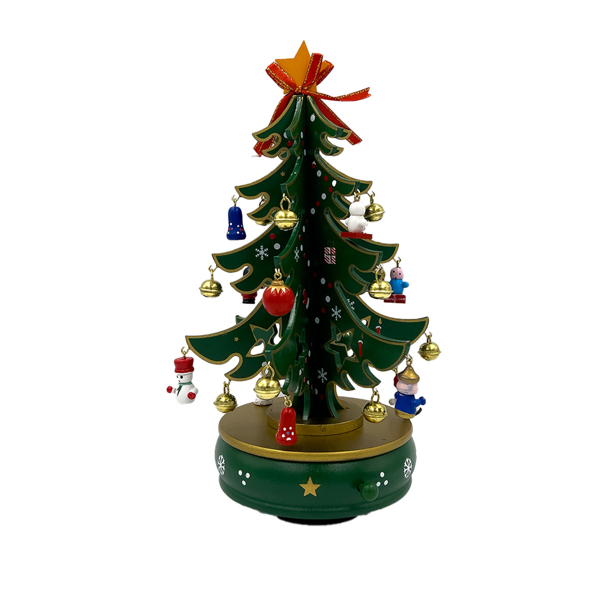 Caja musical 21cm árbol navidad
