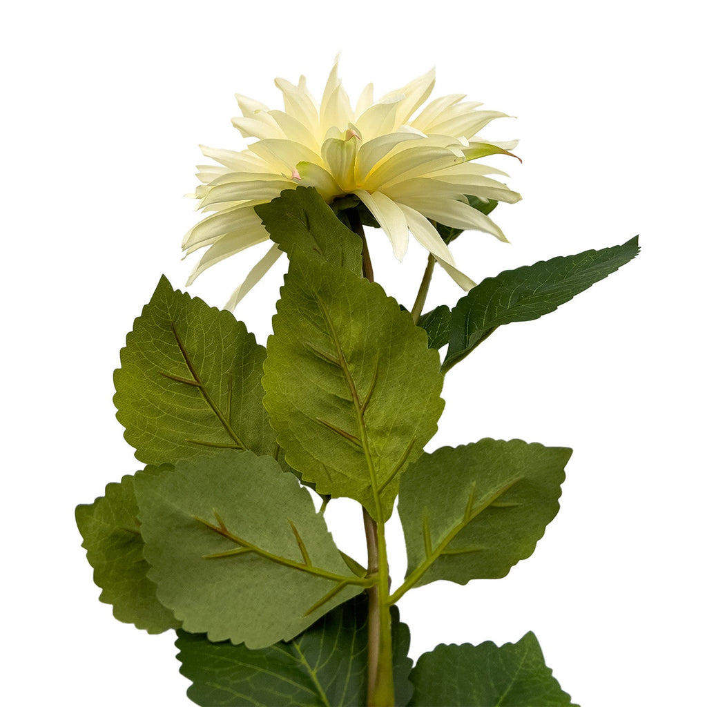 Calendula artificial blanca 72cm