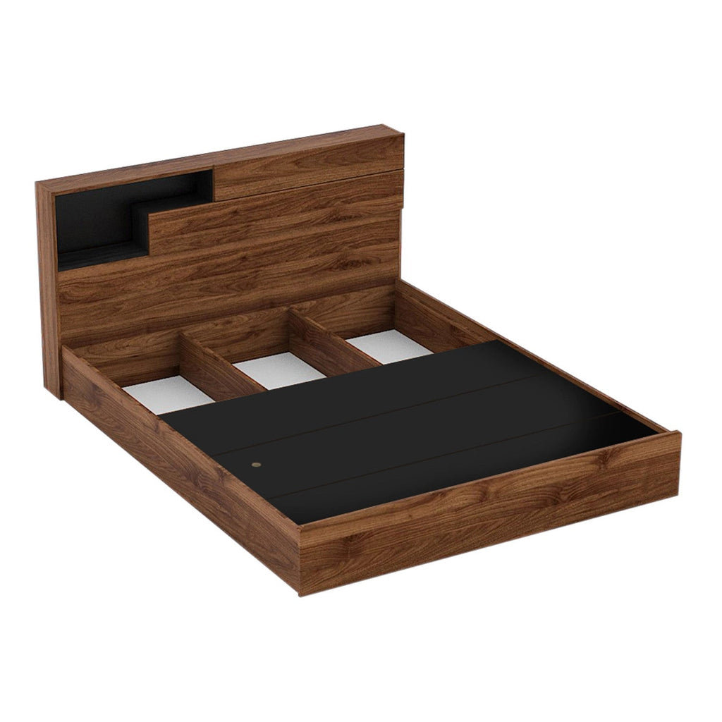 Cama 2 plazas Boegel café 200x150cm