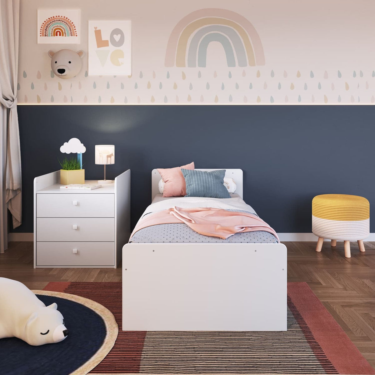 Cama Cuna Multifuncional blanco
