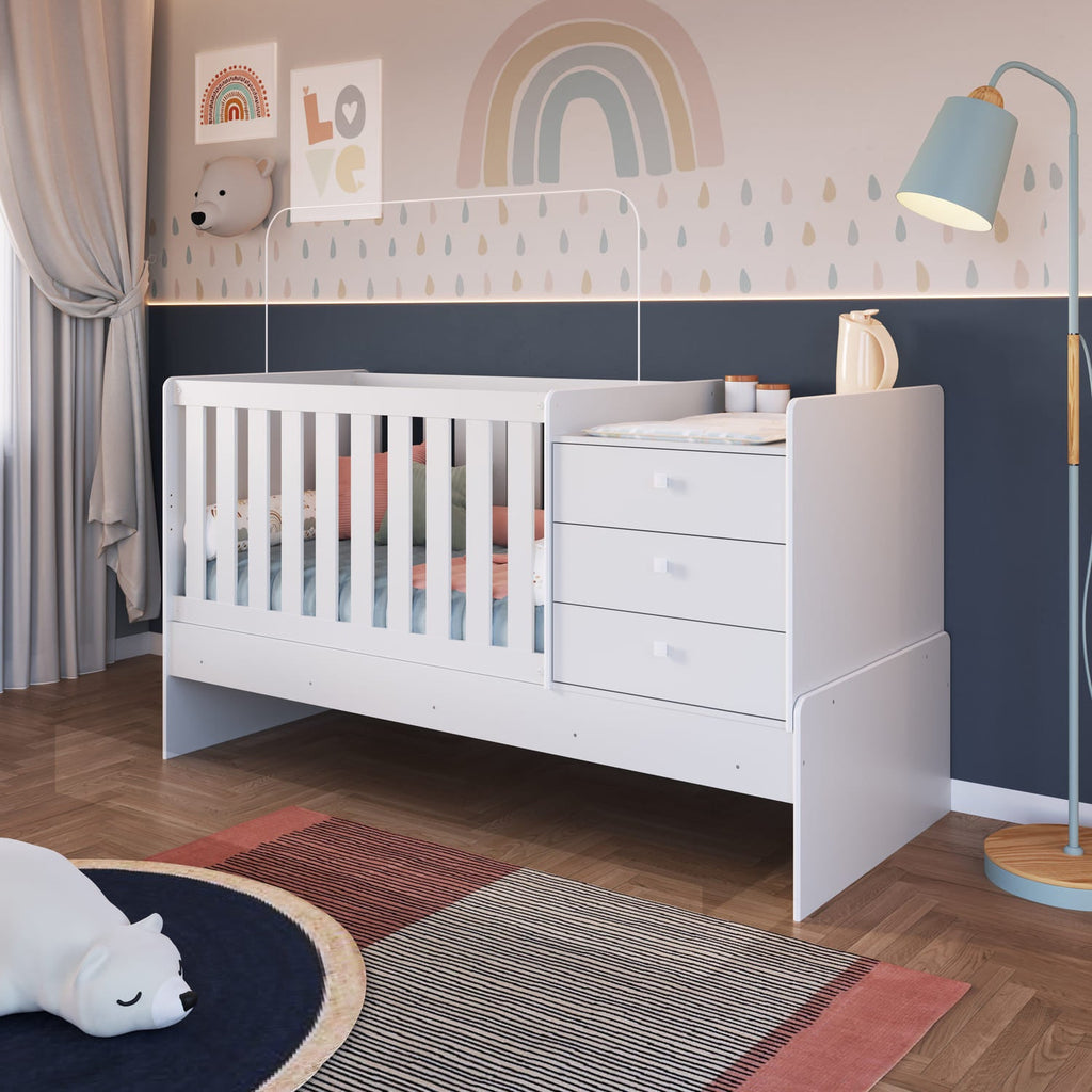 Cama Cuna Multifuncional blanco
