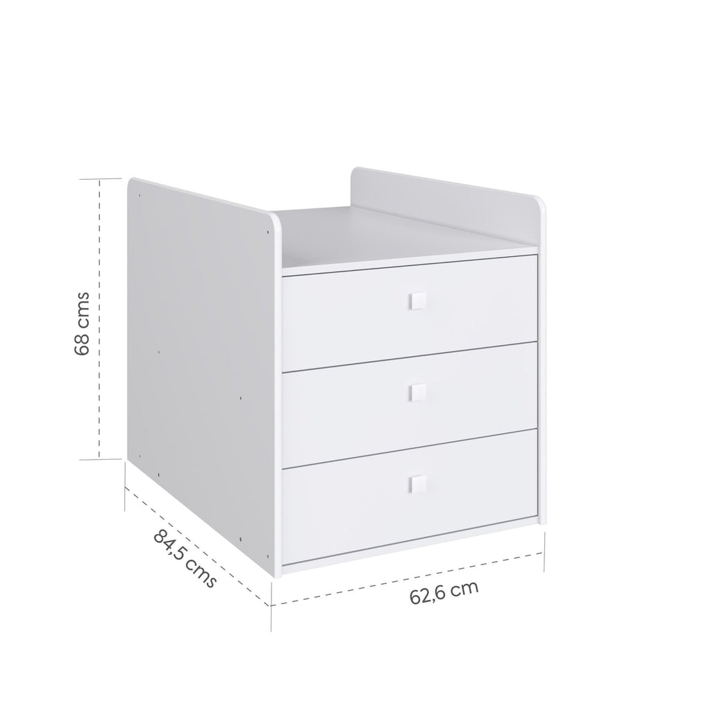Cama Cuna Multifuncional blanco