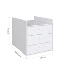 Cama Cuna Multifuncional blanco