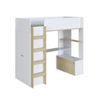 Cama Elevada Multifuncional 1 plaza 190x90cm