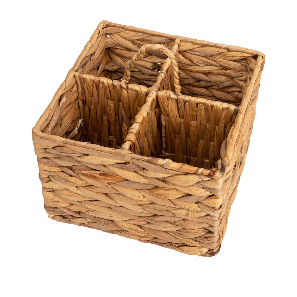 Canasto fibra natural 4 divisiones