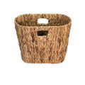 Canasto fibra natural ovalado 36.5x17x31cm
