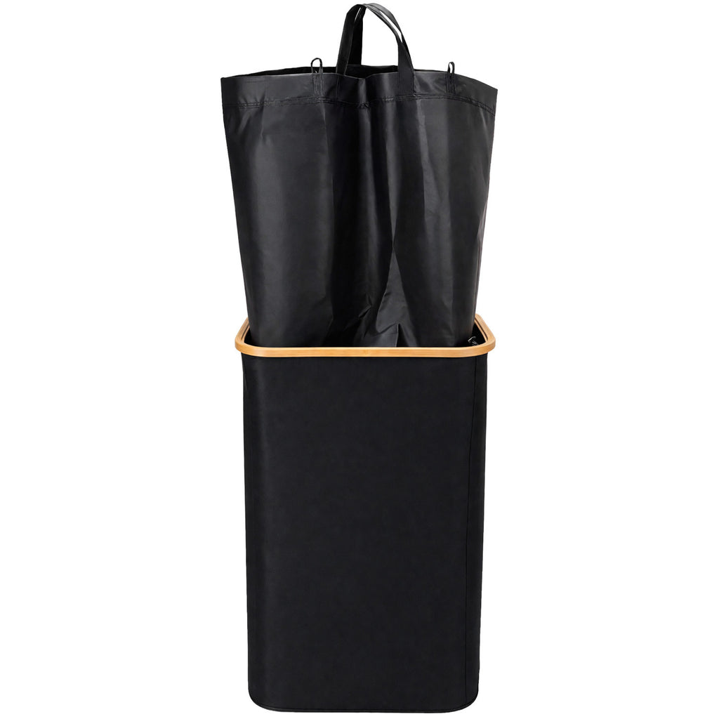Canasto ropa negro 44x33x73cm