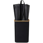 Canasto ropa negro 44x33x73cm