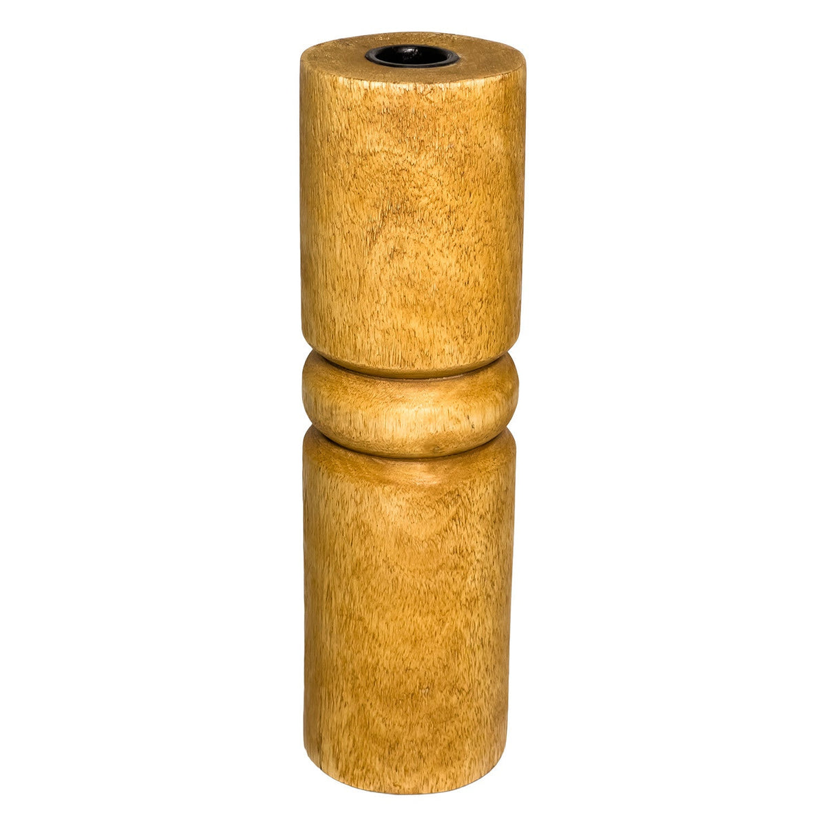 Candelabro madera 7,5x75x22 cafe oscuro