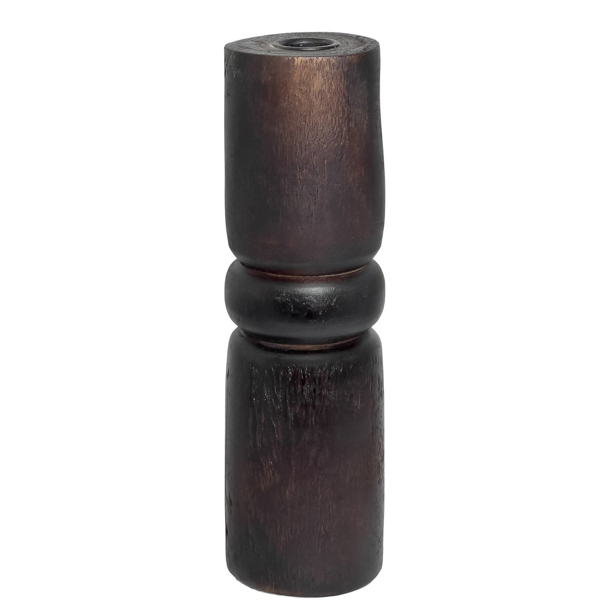 Candelabro madera 7,5x75x22 negro