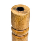 Candelabro madera 7x7x18 natural