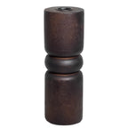 Candelabro madera 7x7x20 negro