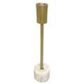 Candelabro mármol/metal 27cm