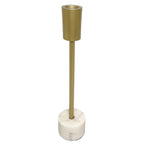 Candelabro mármol/metal 27cm