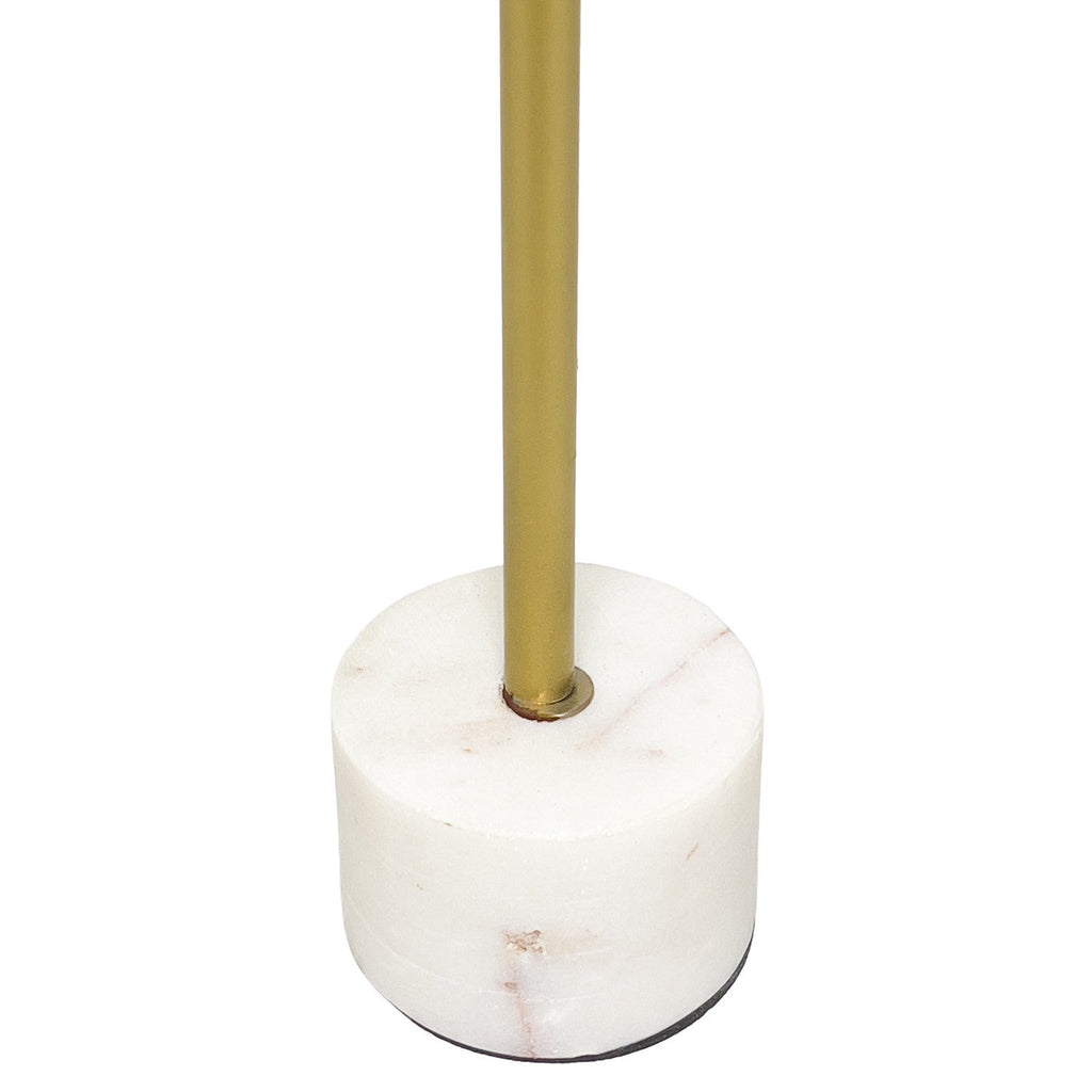 Candelabro mármol/metal 27cm