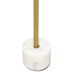 Candelabro mármol/metal 27cm