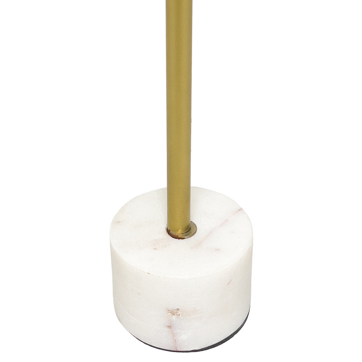 Candelabro mármol/metal 27cm