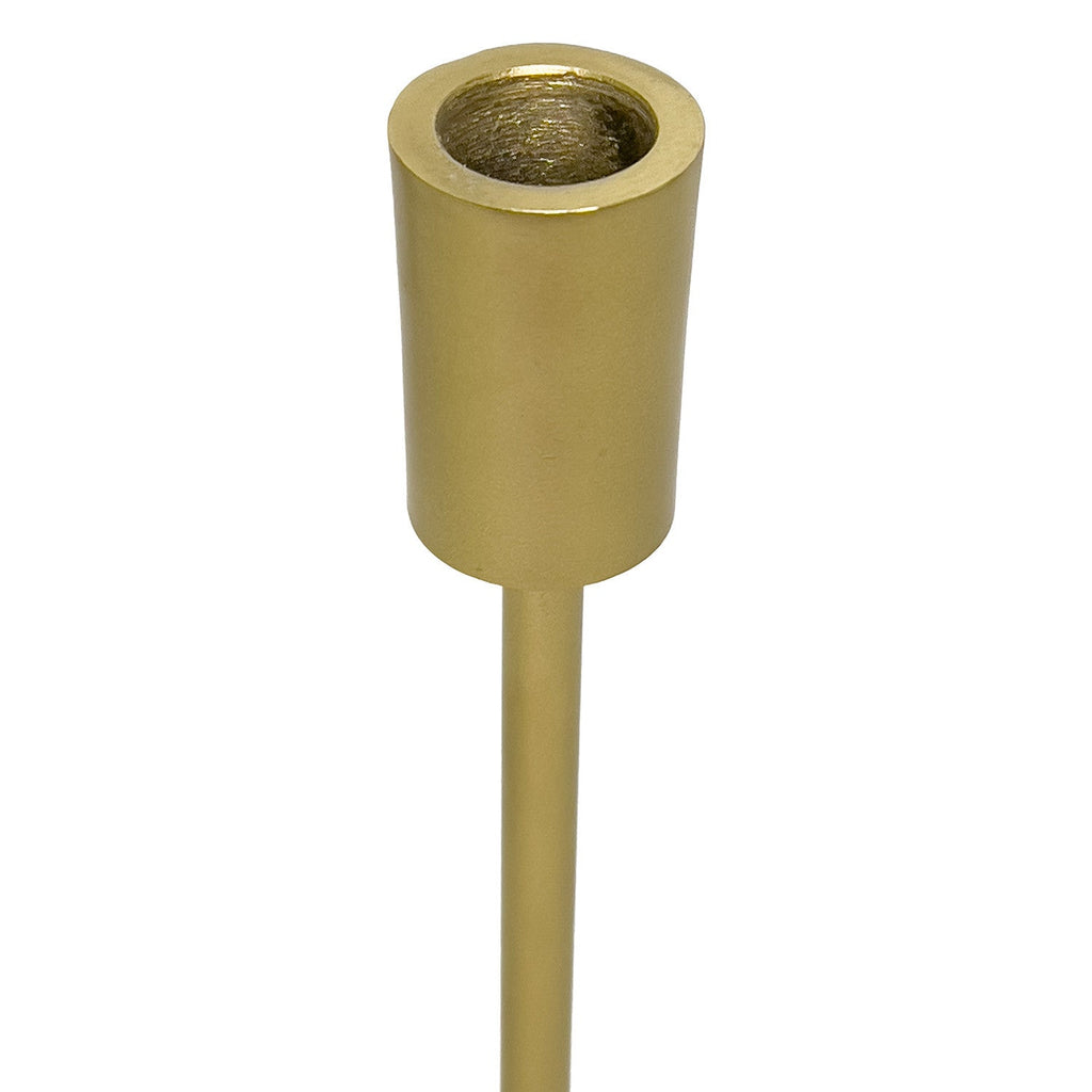 Candelabro mármol/metal 27cm