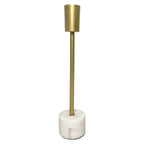 Candelabro mármol/metal 27cm