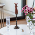 Candelabro negro 20cm