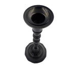 Candelabro negro 25cm