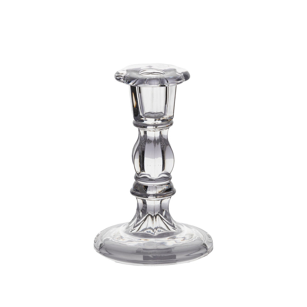 Candelabro vidrio transparente 17cm