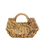 Cesta mimbre rectangular 24x31cm