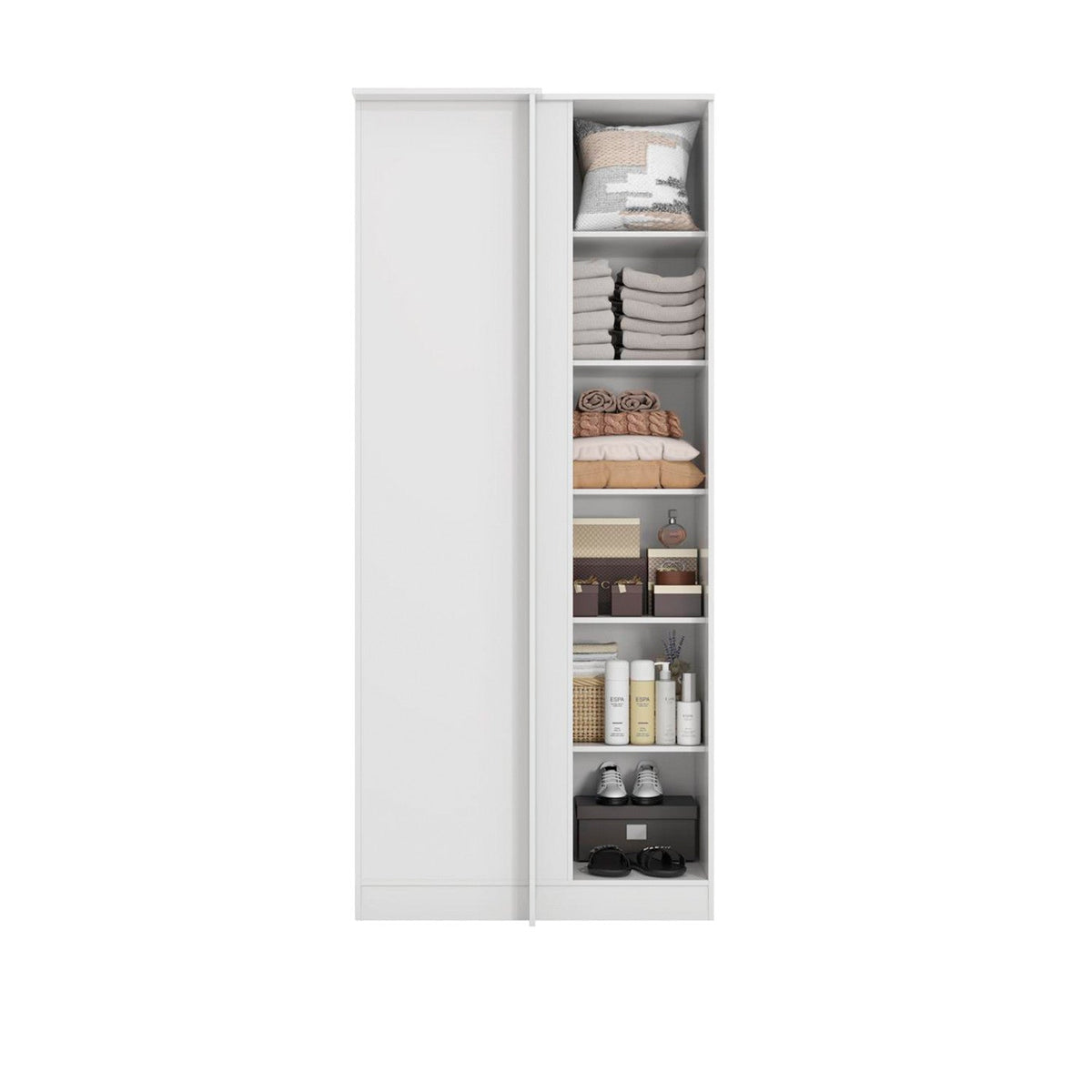 Closet 1 puerta modular esquinero 100cm