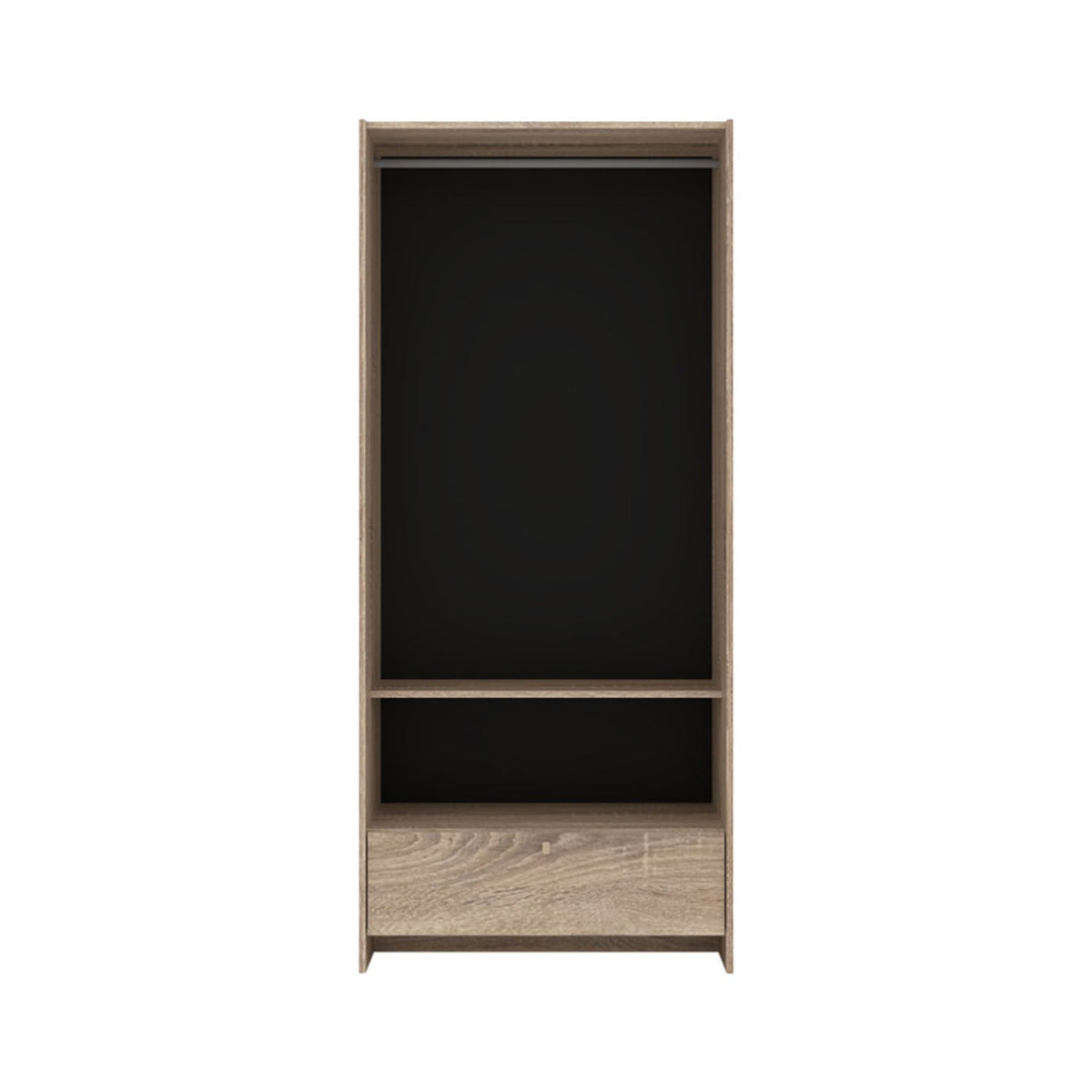 Closet 2 puertas Boegel café claro