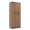 Closet 3 puertas Moscou Damasco/Nogal