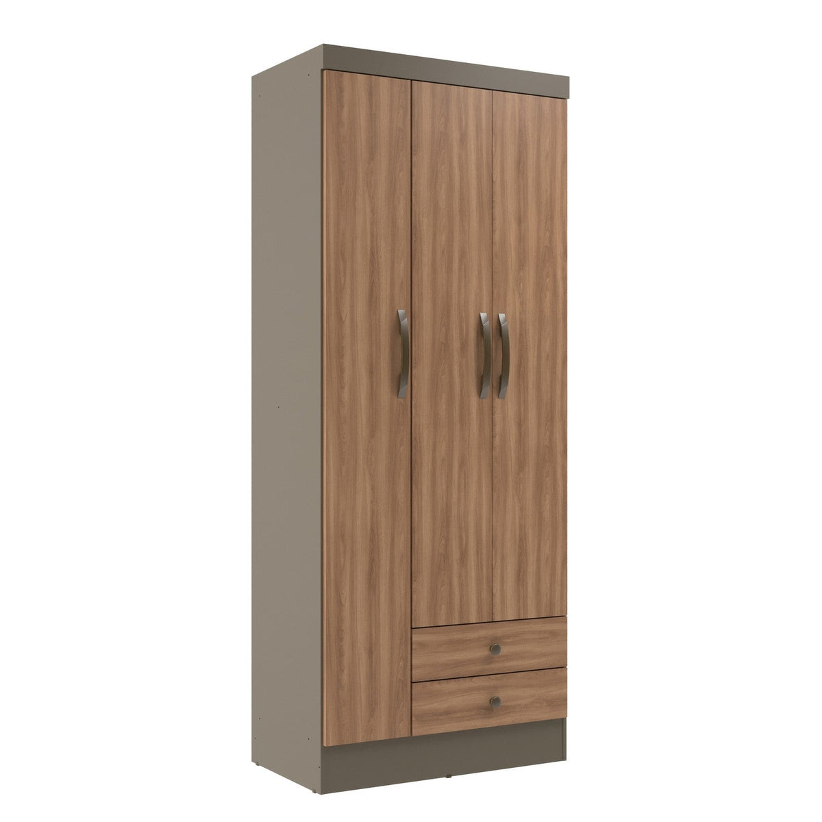 Closet 3 puertas Moscou Damasco/Nogal