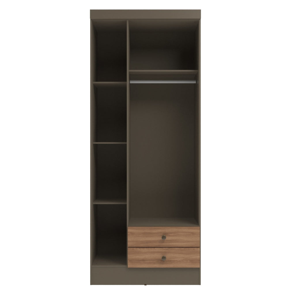 Closet 3 puertas Moscou Damasco/Nogal