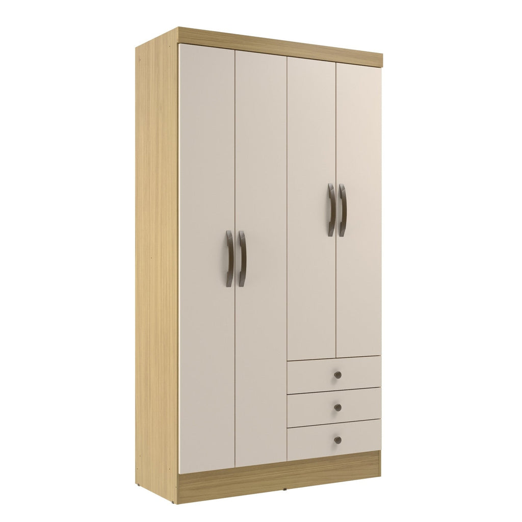 Closet 4 puertas Londres Canary/Off White