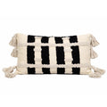 Cojín 30x50cm negro beige