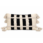 Cojín 30x50cm negro beige