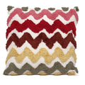 Cojín 40x40cm kids zigzag verde