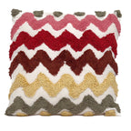 Cojín 40x40cm kids zigzag verde
