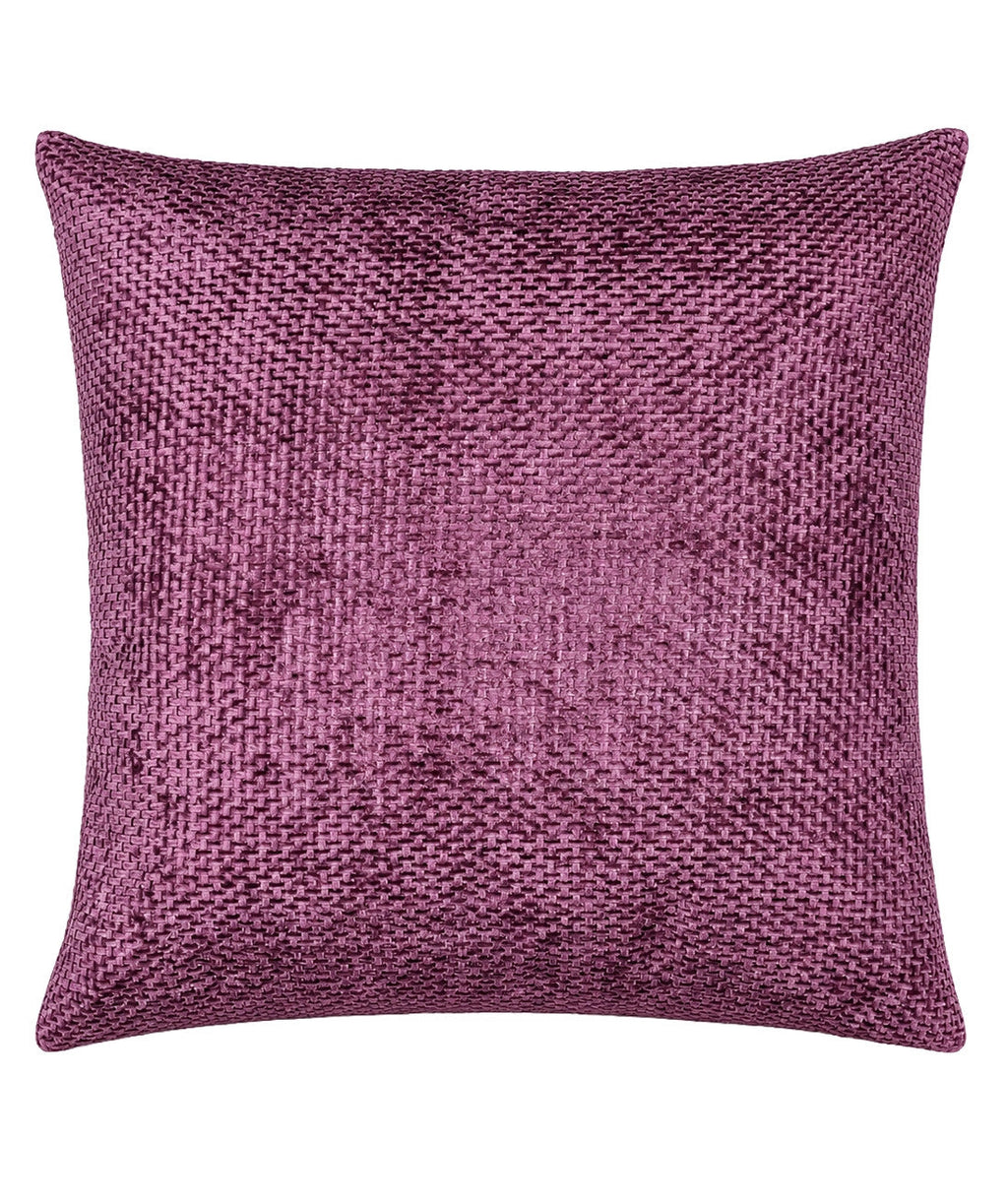 Cojin 42x42cm chenille burdeo