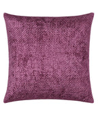 Cojin 42x42cm chenille burdeo