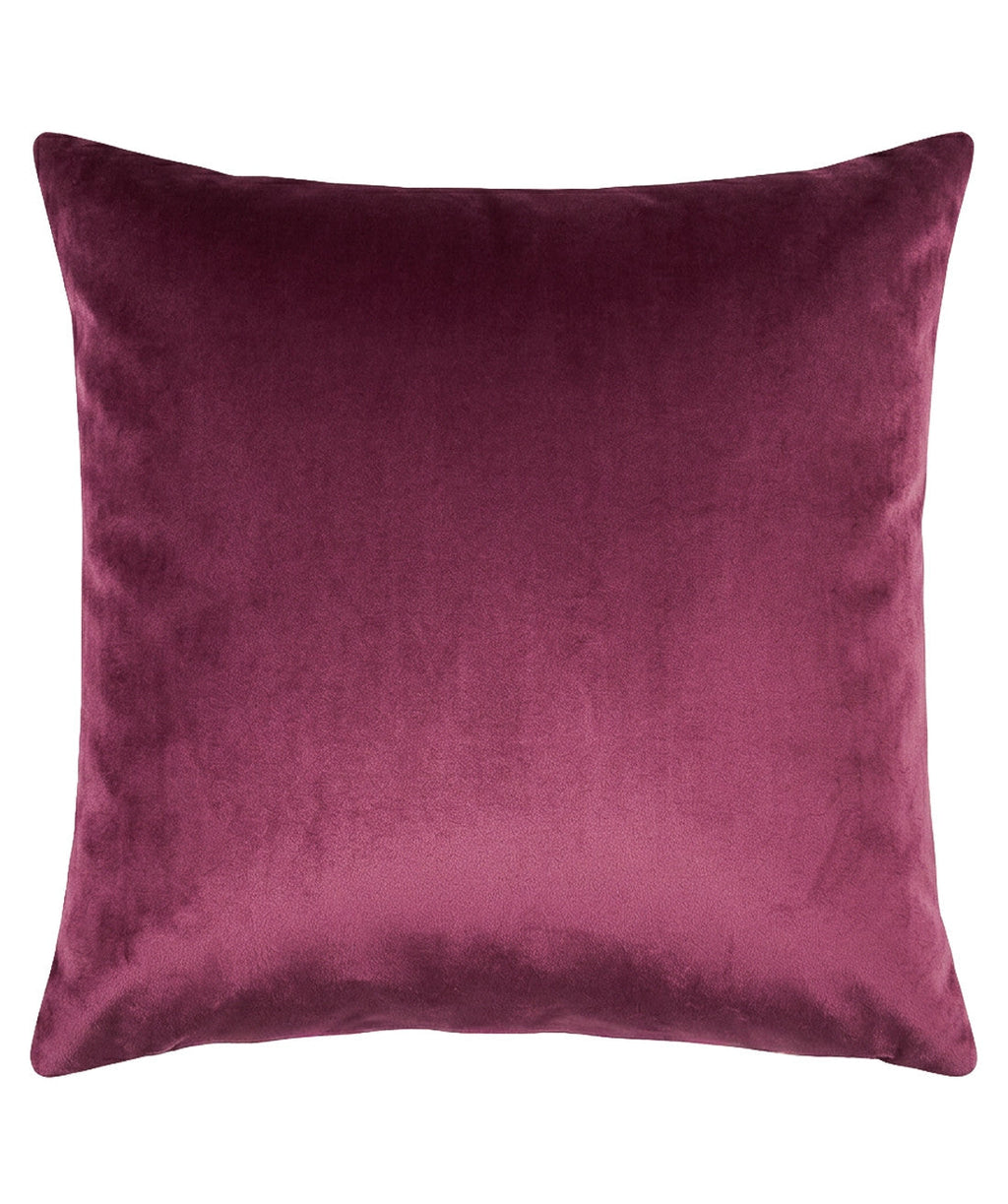 Cojin 42x42cm chenille burdeo